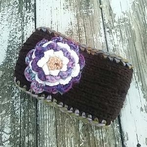 Adorable girl's crocheted headband